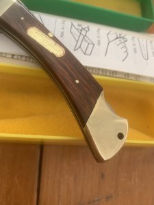 Puma Rare model 970 Game Warden 1971 Folding Lock Knife in Original box #63171