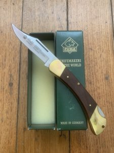 Puma Rare Model 965 Deer Hunter 1995 Folding Lock Knife Serial #25591