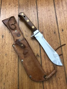 Puma Knife: Puma Original 1969 Model 6399 Light Jacaranda  White Hunter in original sheath