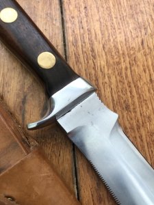 Puma Knife: Puma Original PRE-64 Model 6399 Rosewood White Hunter in original sheath