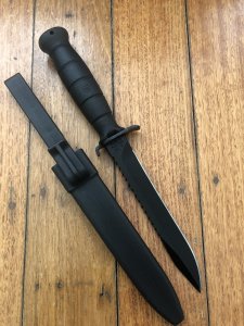 GLOCK Saw Back Field Knife with Polymer Scabbard