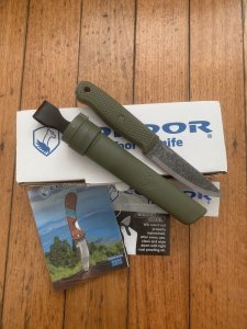 Condor Tool & Knife Company El Salvador TERRASAUR Army Knife with Plastic Sheath
