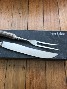 Linder Carving Set 2-piece - Carving Knife and Carving Fork