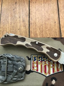 Buck Knife: BUCKLITE 426X USA Operation Desert Storm 101st Airborne Commemorative in Display Box