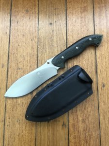 Spyderco Woodlander 6" Fixed Blade Knife with Micarta Handle and Kydex Sheath