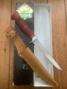 Puma Knife: Puma Original 1991 Mariner Model 17 6362 in Original Sheath and Box #47192