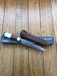 Linder Gaucho 1 Knife with Rosewood and Bone Handle