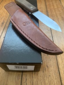 Ontario 2022 Model Old Hickory Fish & Small Game Knife with Leather Sheath