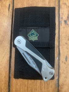Puma Knife: Puma German Made 2003 Pilot Model 23 2255 with Puma Black Nylon Pouch