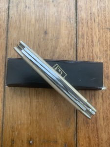 Puma Knife: Puma Original Stockman Knife with Faux Bone Handle And Scrimshawed Duck in Box