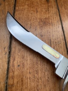 Puma Knife: Puma 6394 Rare Original 1977 Hunters Companion with Jacaranda Handle