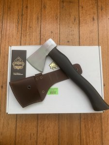 Puma Knife: Solingen German Made Hunting Lodge Hatchet Ash Handle