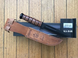 Ka-Bar Knife: Kabar Honoring Our Veteran of the Vietnam War Commemorative Knife Silver Etching