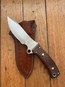 J. ZEMITIS Australian Made Hunting/Utility Bladed Fixed Blade Knife.