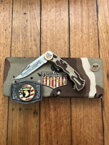 Buck Knife: BUCKLITE 426X USA Operation Desert Storm 101st Airborne Commemorative in Display Box