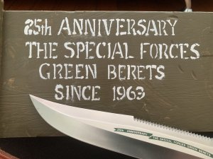 Al Mar SEKI Japan SF-10 25th Anniversary Green Beret Knife