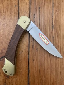 Puma Knife: Puma 1988 model 765 Setter Folding Knife with Jacaranda Handle