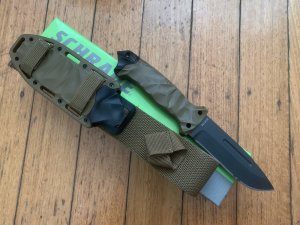 Schrade Knife: Schrade SCHF40D Coyote Drop Point Knife With Coyote Tactical Sheath