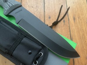 Schrade Knife: Schrade SCHF52M Drop Point Knife With Black Tactical Sheath