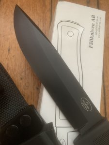 FALLKNIVEN A1 Knife in Zytel Plastic Sheath