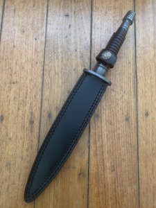 COMMANDO BLADED KNIFE WITH 200 LAYER DAMASCUS BLADE AND ROSEWOOD HANDLE