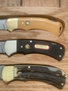 Puma Set of 3 - Full Size 4 Star Folding Knife Set in Display