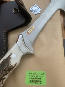 Puma IP el hatcha Hunting Hatchet with Stag Handle