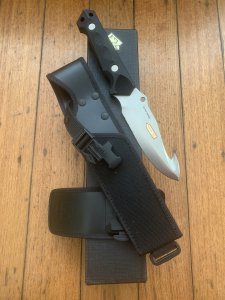 Puma Knife: Puma Rare 132001 PTS 58 Huntac Tactical Survival Knife with Gut Hook in Original Box