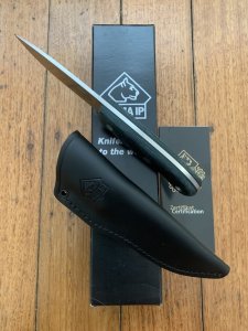 Puma Knife: Puma IP Special Edition 'RIFLEMAN' II Green Micarta Fixed Blade Knife