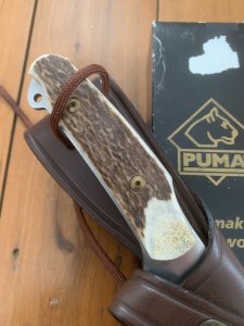Puma Knife: Puma 2002 Bowie II Special Edition Handmade Knife with Stag Antler Handle