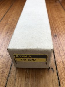 Puma Knife: Puma rare & original 12 6391 BUND knife in original Sheath, Box, & Paperwork