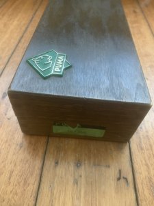 Puma Knife: Early 1980's Puma Big Big Bowie knife with Wooden Handle in original Wooden Box
