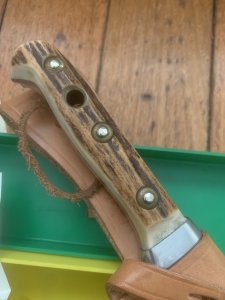 Puma Knife: Puma Original 1972 White Hunter 116377 in original box & warranty