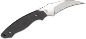 Al Mar Japan BU2-2 Backup 2 Fixed 3" Hawkbill Blade, Micarta Handle, Leather Sheath