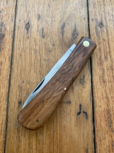Puma Knife: Puma 644 Original Folding Pocket Knife with Jacaranda Handle Circa 70-80's