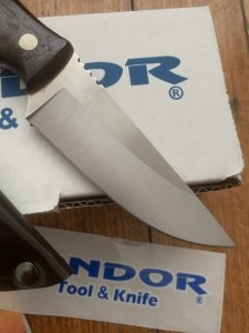 Condor Tool & Knife Company El Salvador Native Hunter Knife with Leather Sheath