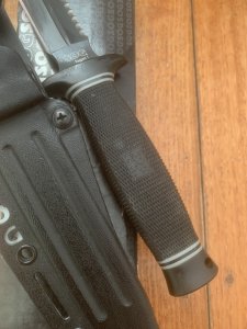 SOG Vintage Original Black Daggert- 1 Commando Dagger with Kydex Tactical Sheath