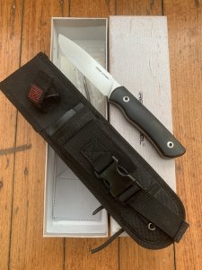 Real Steel Knives BushCraft Plus Set Knife with Nylon Sheath With Front Pouch