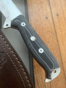 Puma Knife: Puma IP OutDoor Knife with Black Micarta Handle