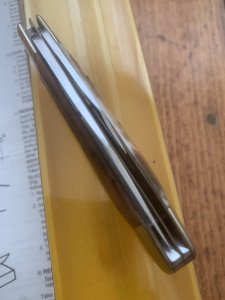 Puma Knife: Puma Original Rare 1977 Pony 620 Twin Blade Knife with Stag Antler Handle #27282