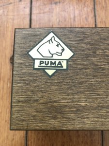 Puma Knife: 1990 Puma 12 6010 Model Skinmaster with Ebony Handle