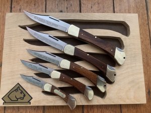 Puma Knife: Collectable Circa 1970'S-80'S Rare 5 Piece Folding Knife Set