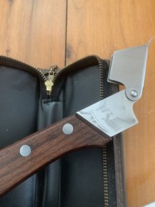 Kershaw Knife: Vintage 1980's KERSHAW KAI CAMP KIT  Japanese 3 Blade Knife Set with Wood Handle & Case