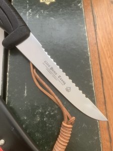 Puma Knife: Puma Original 1985 Tunny Model 13 6366 in Original Sheath & Green Box