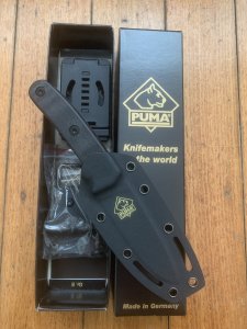 Puma Knife: Puma 'OLO' Micarta Handle and Kydex Sheath