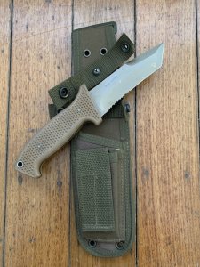 CRKT M60 SOTFB GOLD TANTO TACTICAL MILITARY KNIFE IN TACTICAL SHEATH