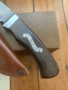 Puma Knife: 12 6010 Puma Austrian SkinMaster Centenary Knife 996-1996 with Walnut Handle 79/200