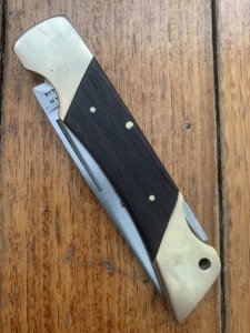 Shelham EAGLE Australian Marked Lock Back Folding Knife with Wooden Handle