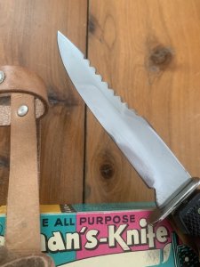 1960'S German Solingen All Purpose Fishing Knife in Sheath