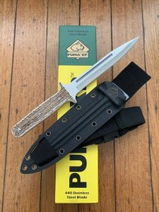 Puma SGB 13" New Model Pig Sticker knife with *Commando Stag Handle and Kydex Sheath